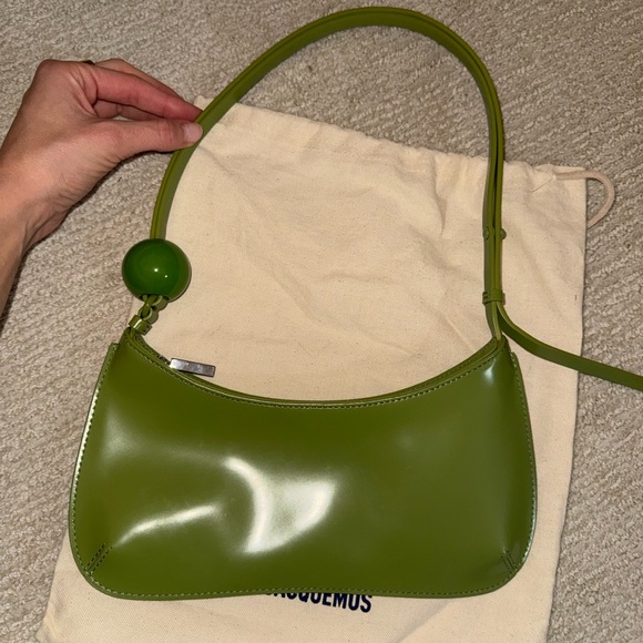 Jacquemus le bisou perle bag in green - Picture 3 of 5